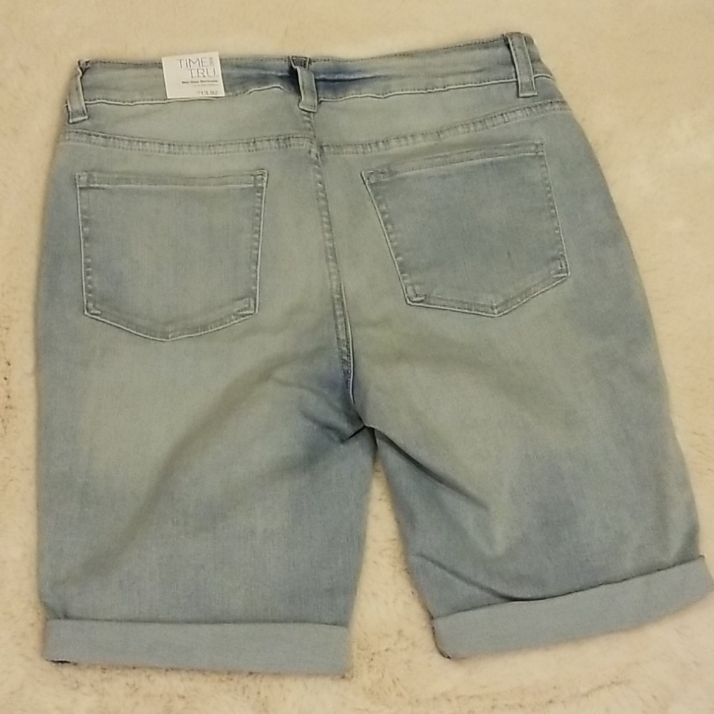 Time And True Shorts Comfortable Bermuda Size 10 Stretch - Picture 2 of 8